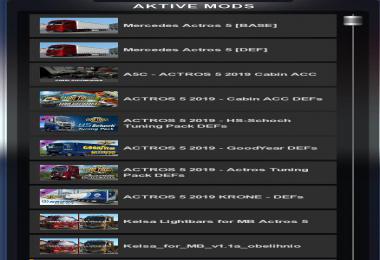 Mercedes Benz New Actros 2019 by Actros 5 Crew v1.5