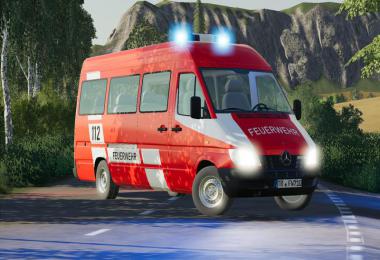 Mercedes Sprinter W904 fire brigade and civil v1.1