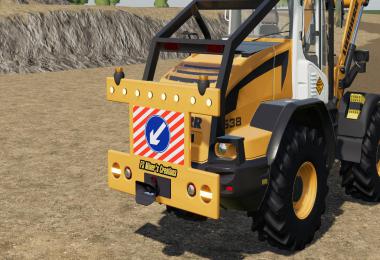 Rear Warning Sign For Wheel Loaders v1.0