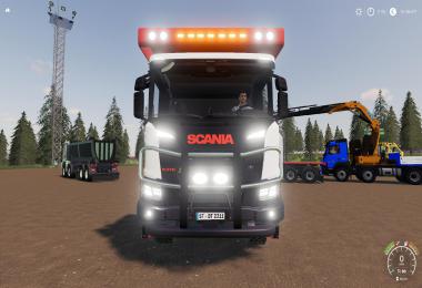 Scania XT 8x8 Flat Bed v1.1