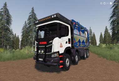 Scania XT 8x8 Flat Bed v1.1
