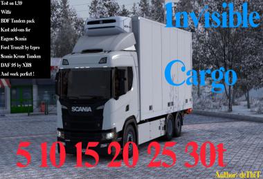 Invisible Cargo Mod For Riggid Trucks 1.39 v1.0