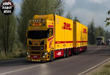 DHL Tandem Scania S580 J. Karlsson v1.0