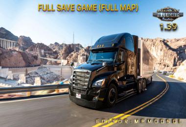 Full Save Game ATS 1.39 (Full Map) MpModsDL