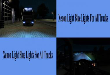 Light Blue Xenon Lights for all Trucks v1.0