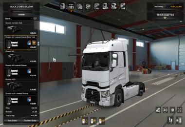 Lowerd Chassis (Basik Sasi) For Renault Range-T v0.1