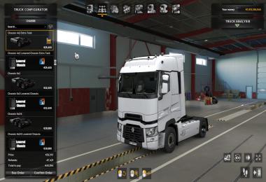 Lowerd Chassis (Basik Sasi) For Renault Range-T v0.1