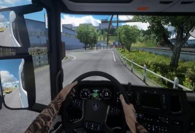Animated Hands Mod For All Trucks 1.39