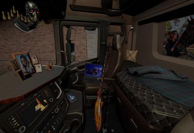 Brown Interior for Scania  S/R 2016 v0.9