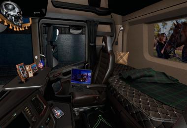 Brown Interior Scania  S/R 2016 Pack v1.0