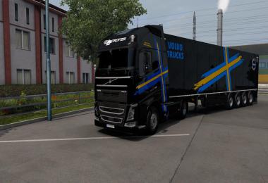 Combo skin Volvo Trucks v1.0