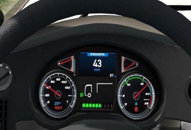 DAF XF 106 custom dashboard fixed 1.39