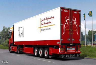 DAF XF Euro 6 Jan C. Swijnenburg Skin Pack v1.0