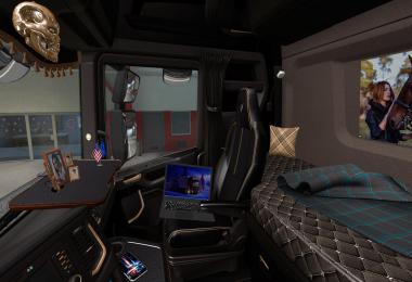 Dark Interior for Scania S/R 2016 v1.1
