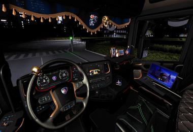 Dark Interior Scania S/R 2016 Pack v1.0