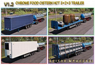 Hybrid Chrome Food Cistern Trailer Mod v1.2