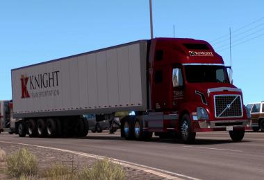 Knight Trans Volvo VNL Metallic + Trailer Skin 1.39