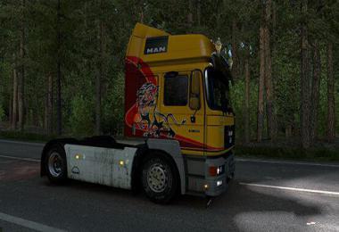 MAN F2000 Yellow Star Skin 1.39