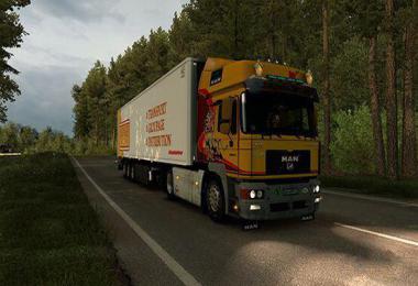 MAN F2000 Yellow Star Skin 1.39