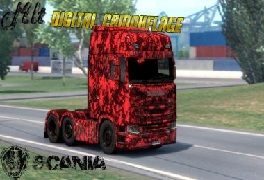 Paintable Digital Cammo Skin Scania S-R New Genaration by MLT v0.1