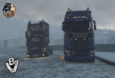 Scania NG S&R + RJL Streamline, R, R4, T, T4 Sunshield with slots v1.1
