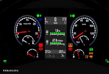 SCS + RJL Scania R&S Dashboard g.3 1.39