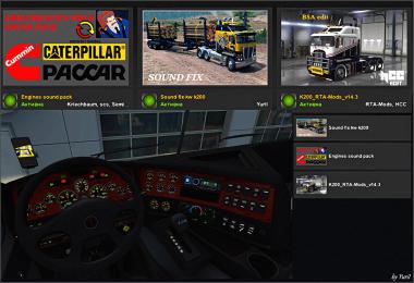 Sound fix for Kenworth K200 (ETS 2) v1.1