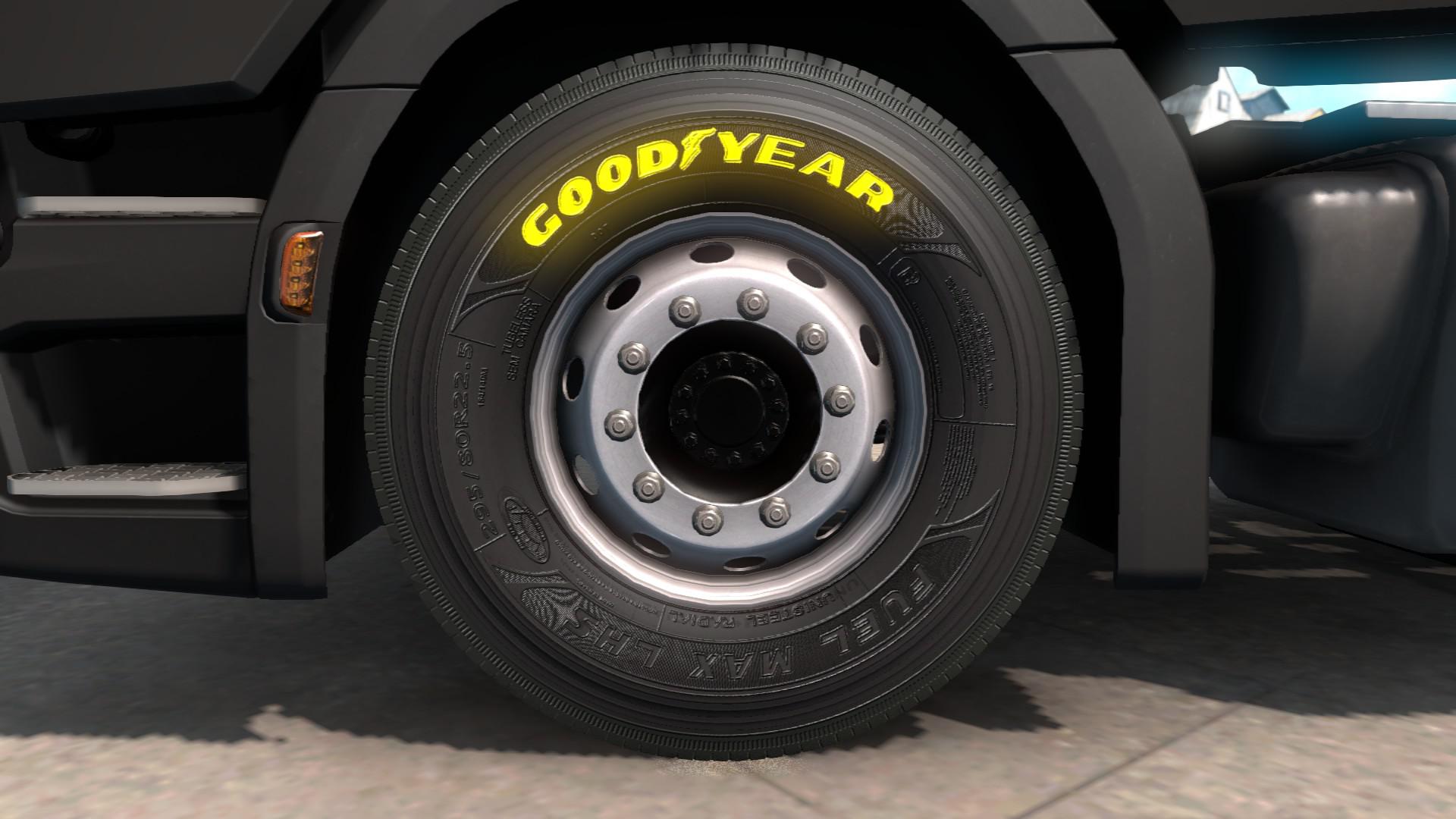 Goodyear Tires (Yellow Painted) v1.0 Modhub.us