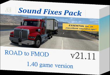 Sound Fixes Pack v21.11 ETS2 ATS 1.40