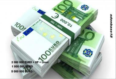 A lot of money and experience at the beginning of the game v6.0