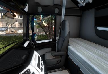 Black and White Interior for DAF XF 1.0