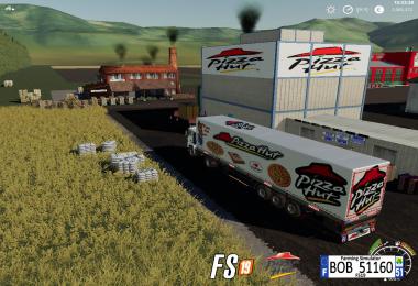 FS19 Trailer Pizza Hut By BOB51160 v1.0.0.0