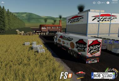 FS19 Trailer Pizza Hut By BOB51160 v1.0.0.0
