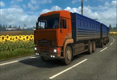 Kamaz - 4326 / 43118 / 6350 / 65221 + trailers 1.40