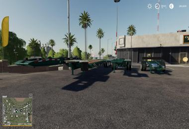 Load King 50 Ton OilField Trailer W/Jeep And Booster v1.0