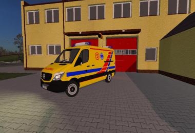 MB Sprinter karetka transportowa T zolta v2.0