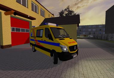 MB Sprinter karetka transportowa T zolta v2.0