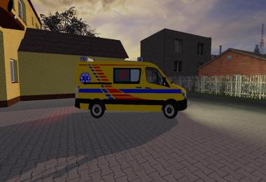 MB Sprinter karetka transportowa T zolta v2.0
