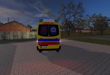 MB Sprinter karetka transportowa T zolta v2.0