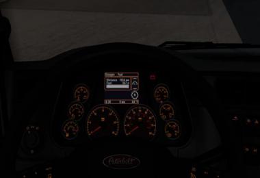 Peterbilt 579 Orange Dashboard 1.39 - 1.40