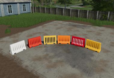 Plastic Road Barrier v1.0