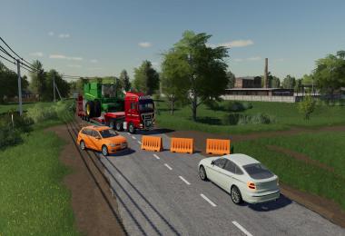 Plastic Road Barrier v1.0