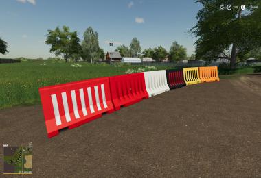 Plastic Road Barrier v1.0