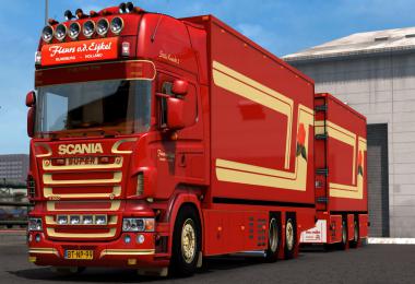 Scania R 620 Fleurs witch Trailer 1.39