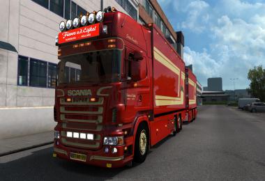 Scania R 620 Fleurs witch Trailer 1.39