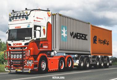 Scania Straight Pipe Brutal Open Pipe V8 Sound 1.40