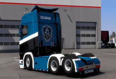 Skin by kRipt Paintjob's Scania S v1.0
