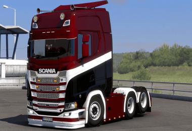 Skin by kRipt Paintjob's Scania S v1.0