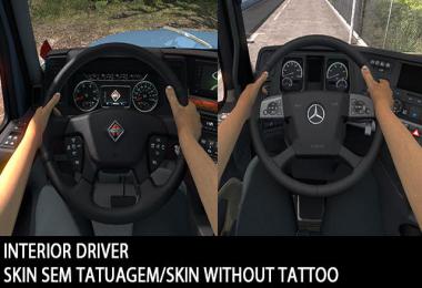 Skins Driver Hands without Tattoo two options 1.39