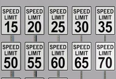 Speed Limit/Restriction Signs v1.0.0.0